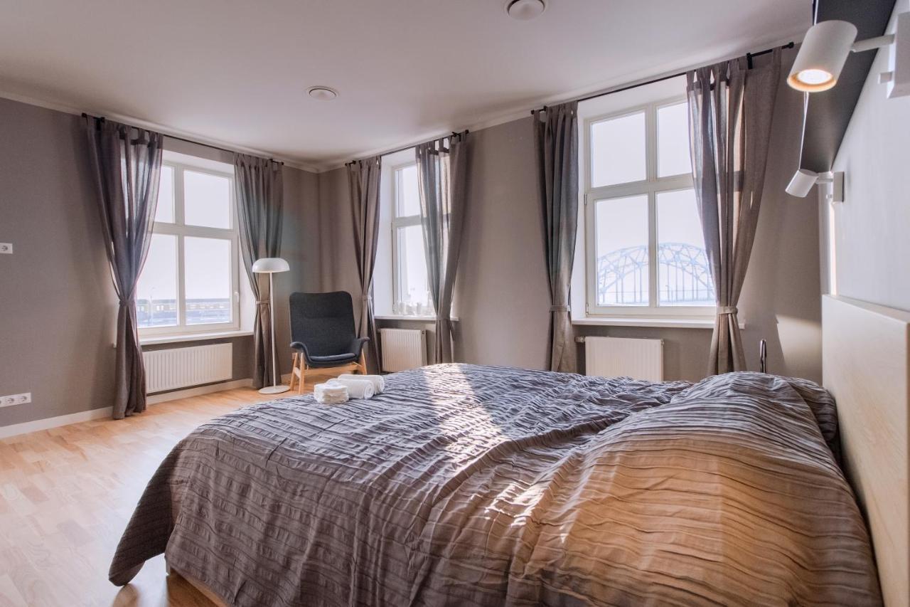 Modern Apartment In Old Riga With A River View Exteriér fotografie