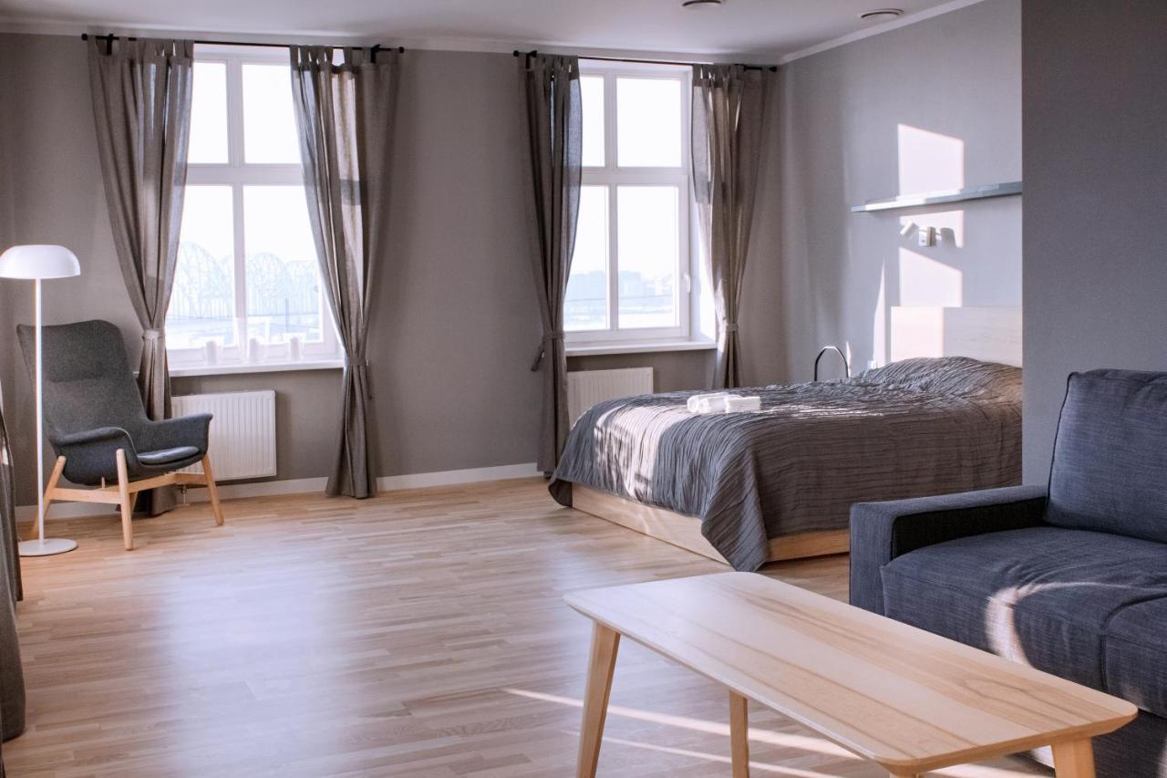 Modern Apartment In Old Riga With A River View Exteriér fotografie